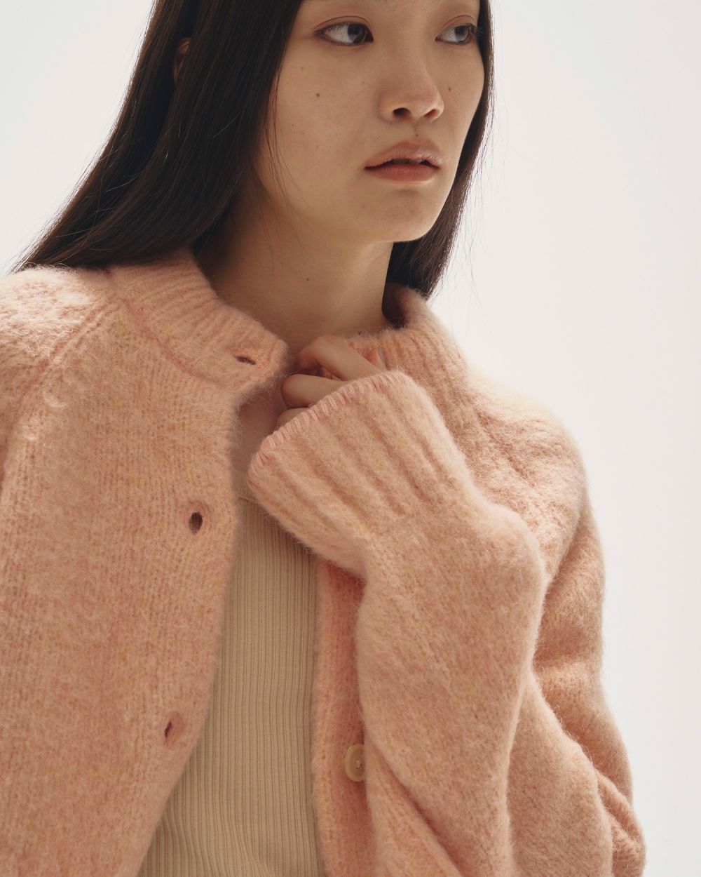 Brashed Knit Cardigan Brashed Knit Cardigan,ブラッシュドニットカーディガン,12520530,ニット,カーディガン,ニットカーディガン,ブラッシュドニット,todayful,トゥデイフル,lifes,吉田怜香,25aw,25winter