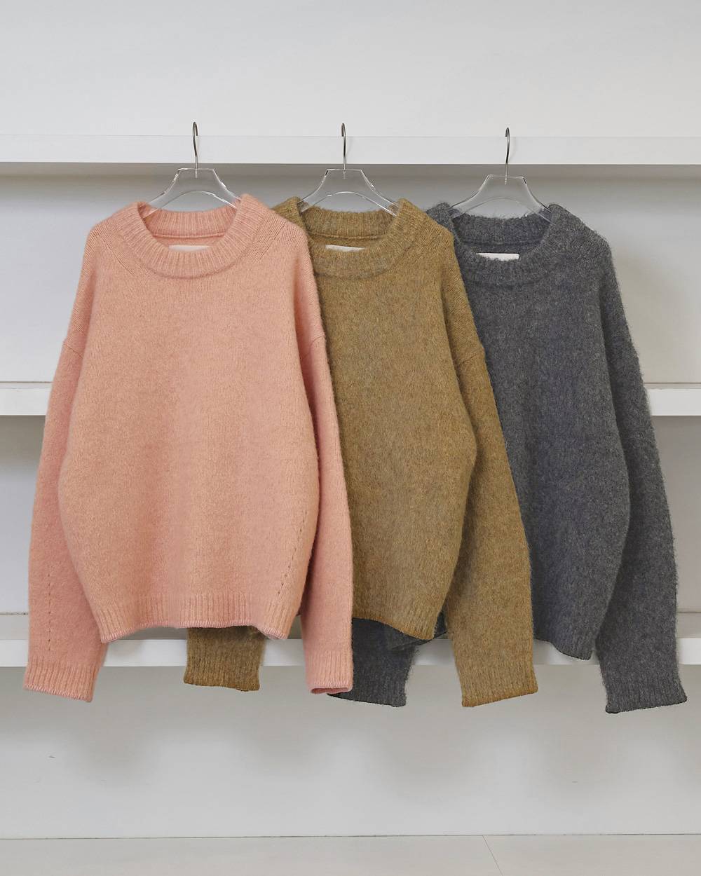 Brushed Over Knit Brushed Over Knit,ブラッシュドオーバーニット,12520532,ニット,オーヴァーニット,ブラッシュドニット,ニットトップ,トップス,todayful,トゥデイフル,lifes,ライフズ,25aw,吉田怜香