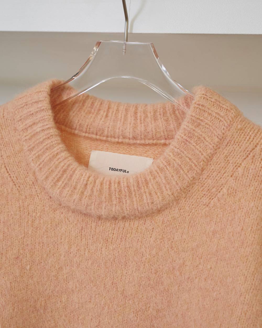 Brushed Over Knit Brushed Over Knit,ブラッシュドオーバーニット,12520532,ニット,オーヴァーニット,ブラッシュドニット,ニットトップ,トップス,todayful,トゥデイフル,lifes,ライフズ,25aw,吉田怜香