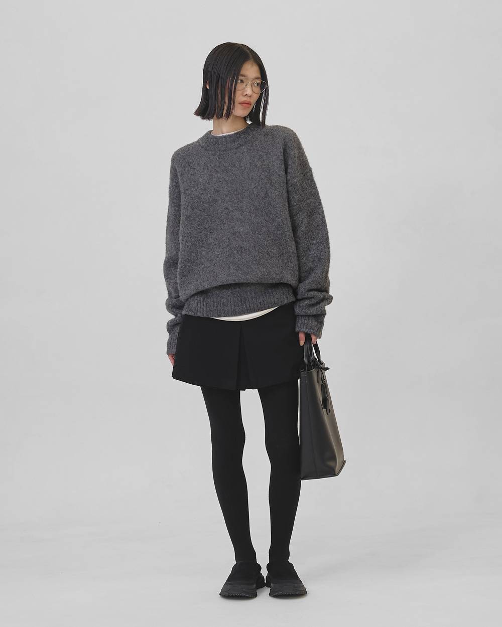 Brushed Over Knit Brushed Over Knit,ブラッシュドオーバーニット,12520532,ニット,オーヴァーニット,ブラッシュドニット,ニットトップ,トップス,todayful,トゥデイフル,lifes,ライフズ,25aw,吉田怜香