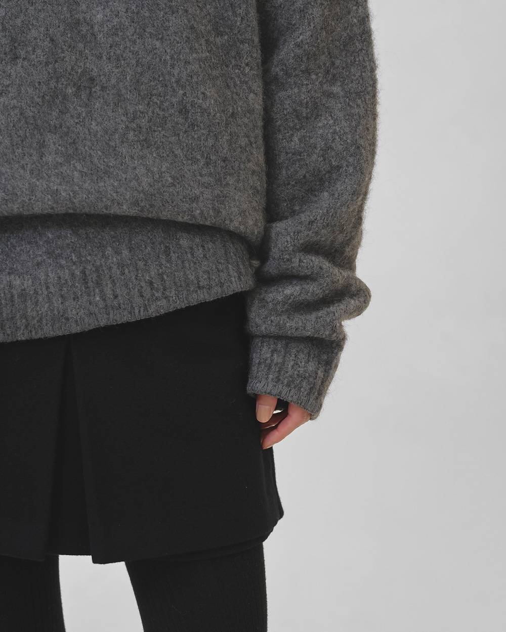 Brushed Over Knit Brushed Over Knit,ブラッシュドオーバーニット,12520532,ニット,オーヴァーニット,ブラッシュドニット,ニットトップ,トップス,todayful,トゥデイフル,lifes,ライフズ,25aw,吉田怜香