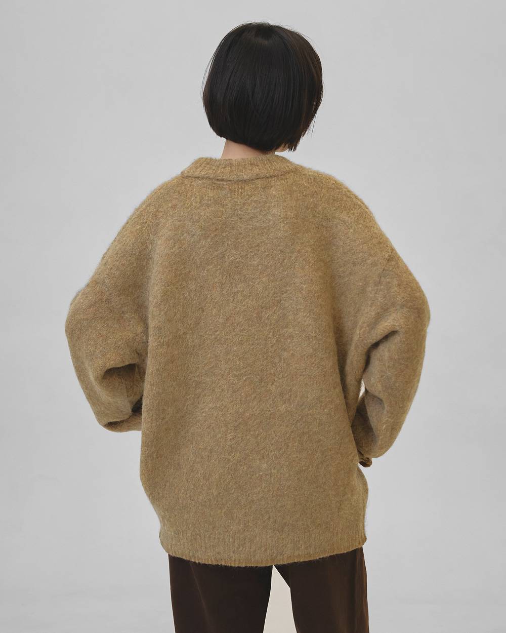Brushed Over Knit Brushed Over Knit,ブラッシュドオーバーニット,12520532,ニット,オーヴァーニット,ブラッシュドニット,ニットトップ,トップス,todayful,トゥデイフル,lifes,ライフズ,25aw,吉田怜香
