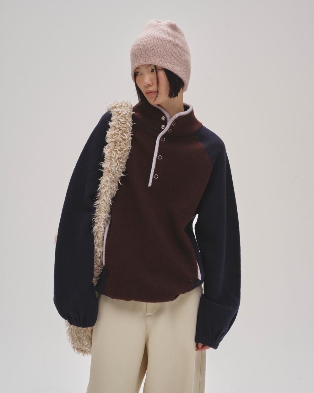 Wool 100% Piping Pullover Wool 100% Piping Pullover,ウール100%パイピングプルオーバー,12520533,ニット,ウールニット,パイピングニット,配色ニット,todayful,トゥデイフル,lifes,吉田怜香,25aw,25winter