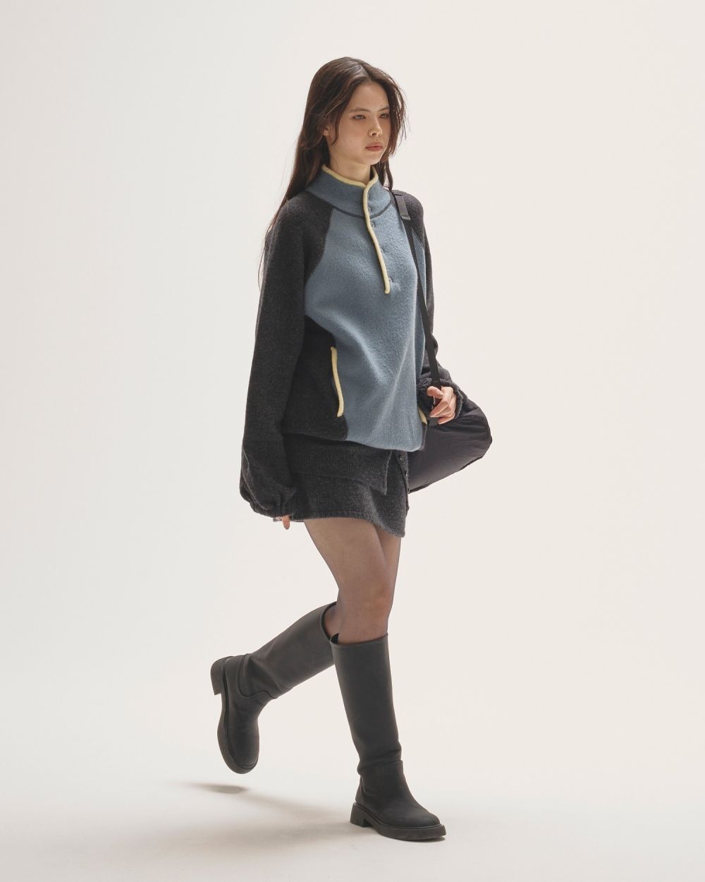 Wool 100% Piping Pullover Wool 100% Piping Pullover,ウール100%パイピングプルオーバー,12520533,ニット,ウールニット,パイピングニット,配色ニット,todayful,トゥデイフル,lifes,吉田怜香,25aw,25winter