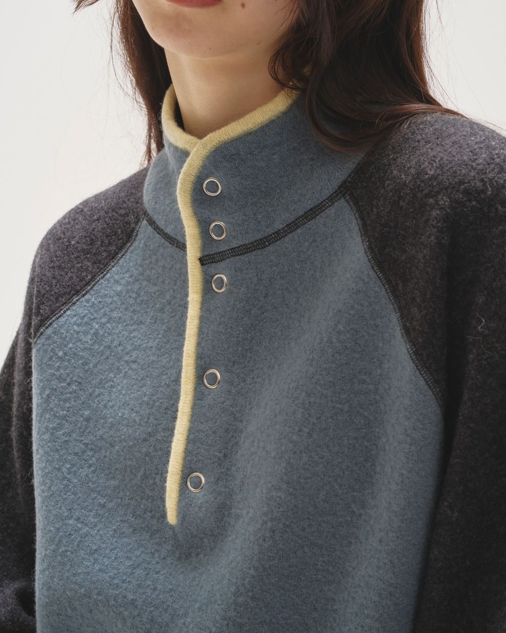 Wool 100% Piping Pullover Wool 100% Piping Pullover,ウール100%パイピングプルオーバー,12520533,ニット,ウールニット,パイピングニット,配色ニット,todayful,トゥデイフル,lifes,吉田怜香,25aw,25winter