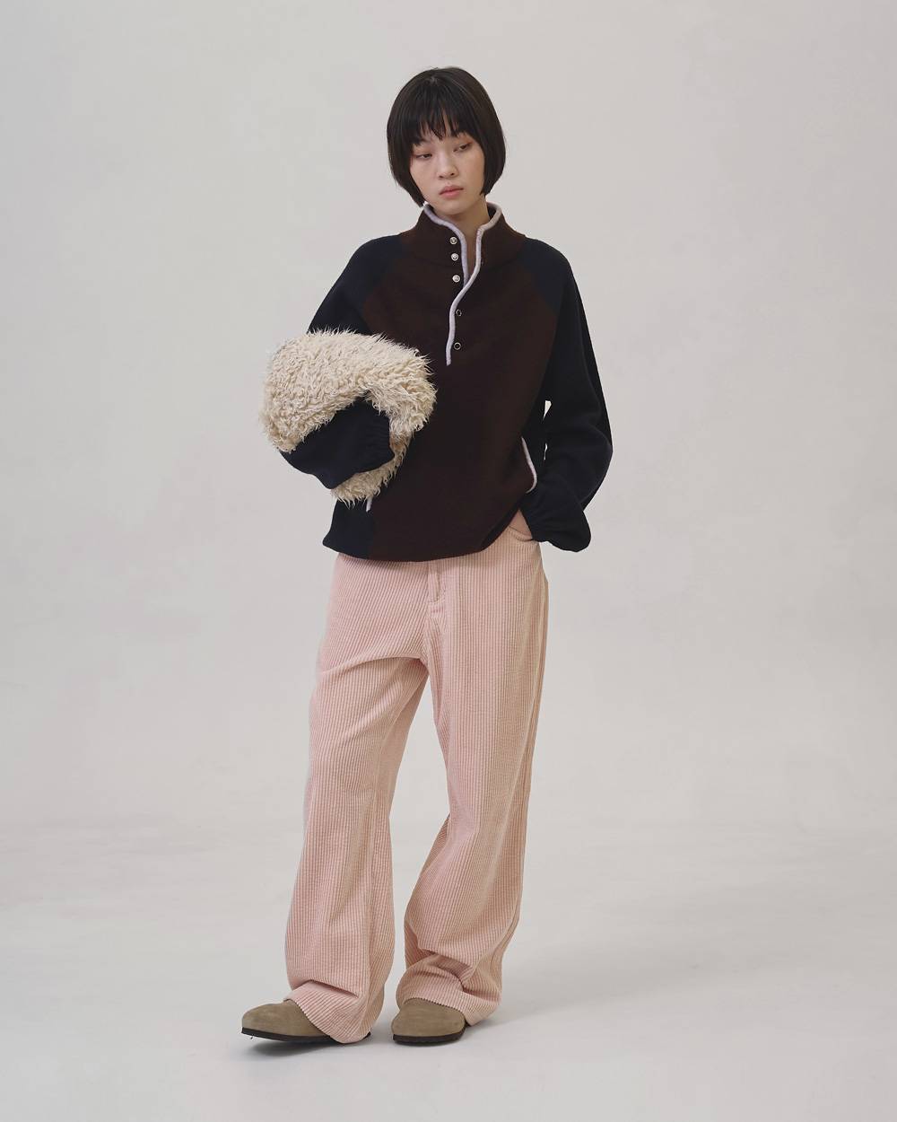 Wool 100% Piping Pullover Wool 100% Piping Pullover,ウール100%パイピングプルオーバー,12520533,ニット,ウールニット,パイピングニット,配色ニット,todayful,トゥデイフル,lifes,吉田怜香,25aw,25winter