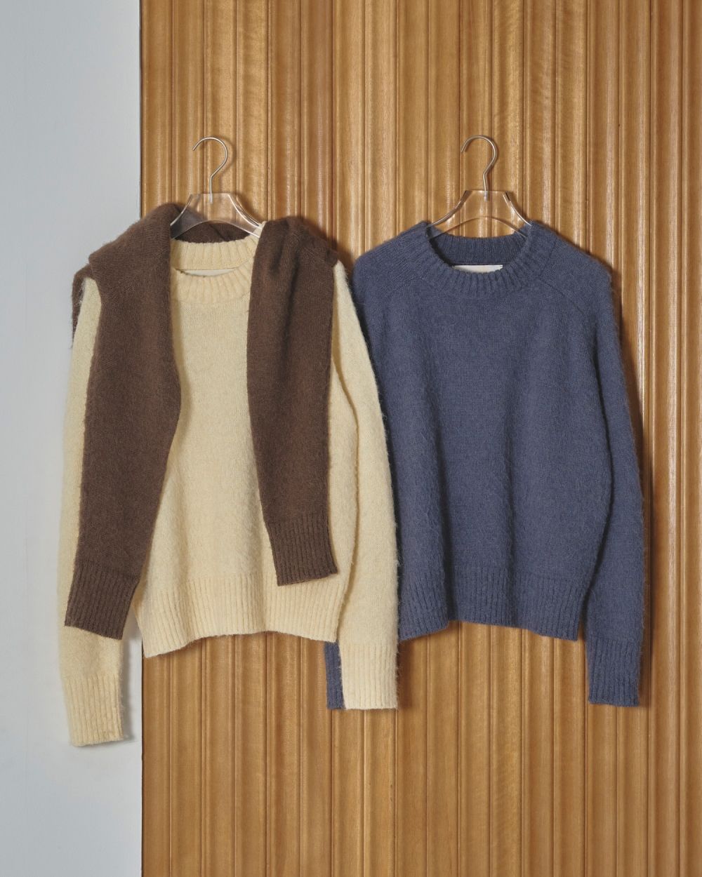 Brashed Crewneck Knit Brashed Crewneck Knit,ブラッシュドクルーネックニット,12520534,ニット,ウールニット,クルーネック,クルーネックニット,ブラッシュドニット,todayful,トゥデイフル,lifes,吉田怜香,25aw,25winter