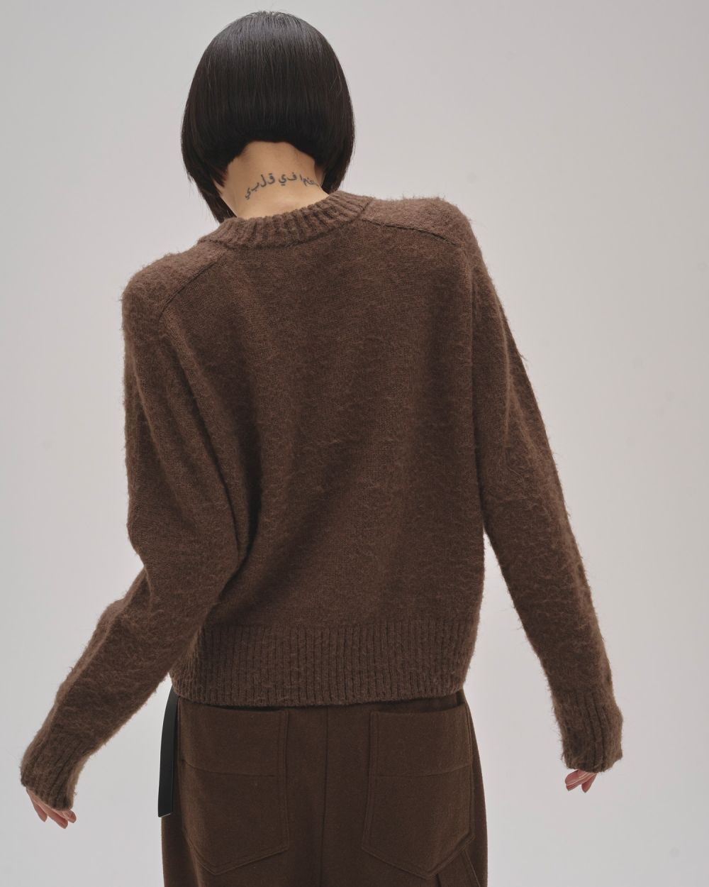Brushed Crewneck Knit Brashed Crewneck Knit,ブラッシュドクルーネックニット,12520534,ニット,ウールニット,クルーネック,クルーネックニット,ブラッシュドニット,todayful,トゥデイフル,lifes,吉田怜香,25aw,25winter