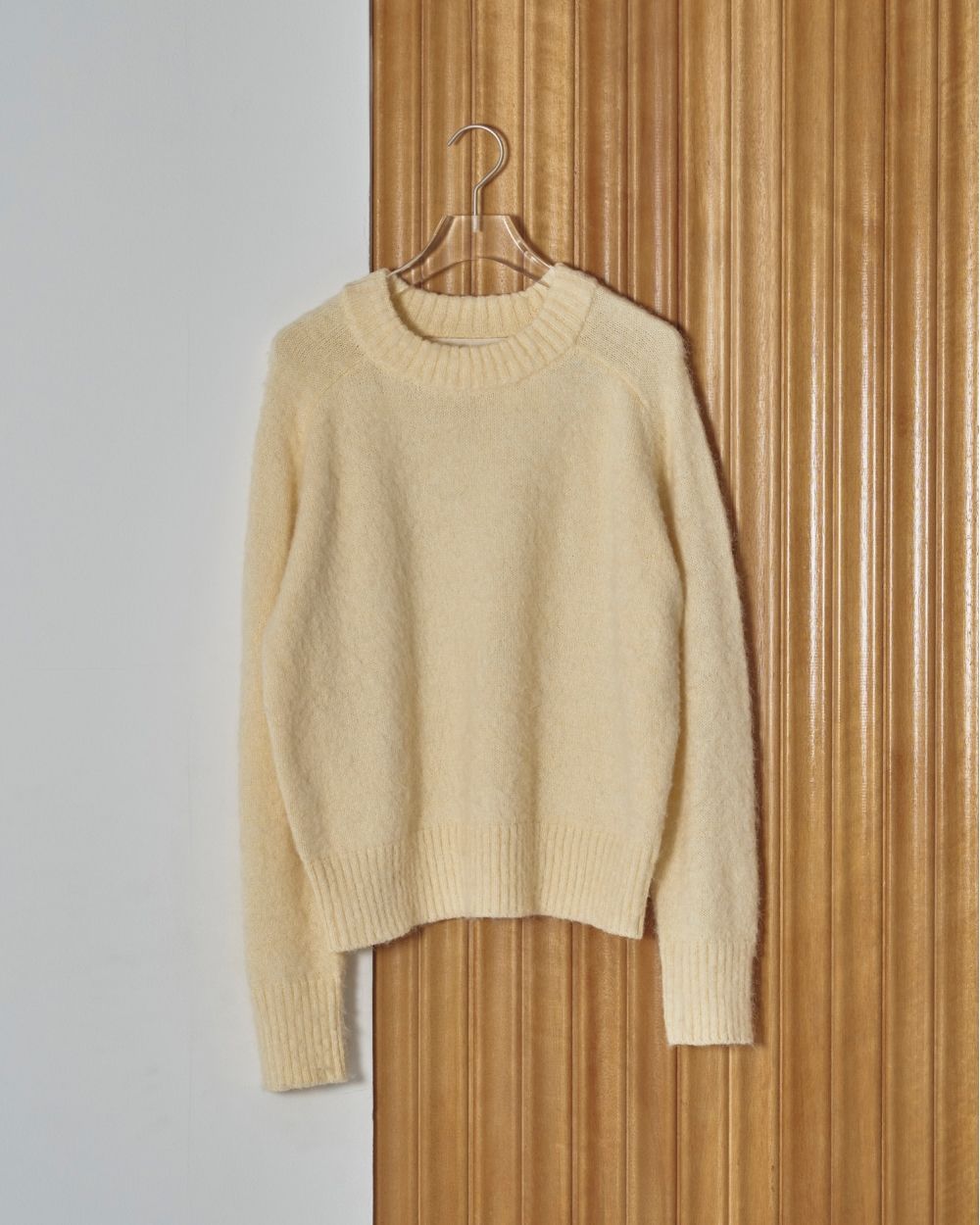 Brashed Crewneck Knit Brashed Crewneck Knit,ブラッシュドクルーネックニット,12520534,ニット,ウールニット,クルーネック,クルーネックニット,ブラッシュドニット,todayful,トゥデイフル,lifes,吉田怜香,25aw,25winter