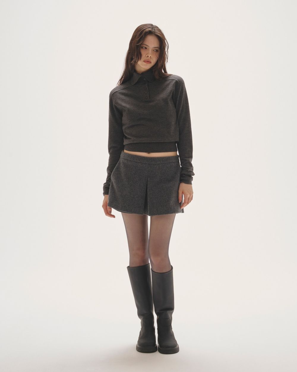 Front Botton Knit Front Botton Knit,フロントボタンニット,12520535,ニット,フロントボタン,ニットトップ,todayful,トゥデイフル,lifes,吉田怜香,25aw,25winter