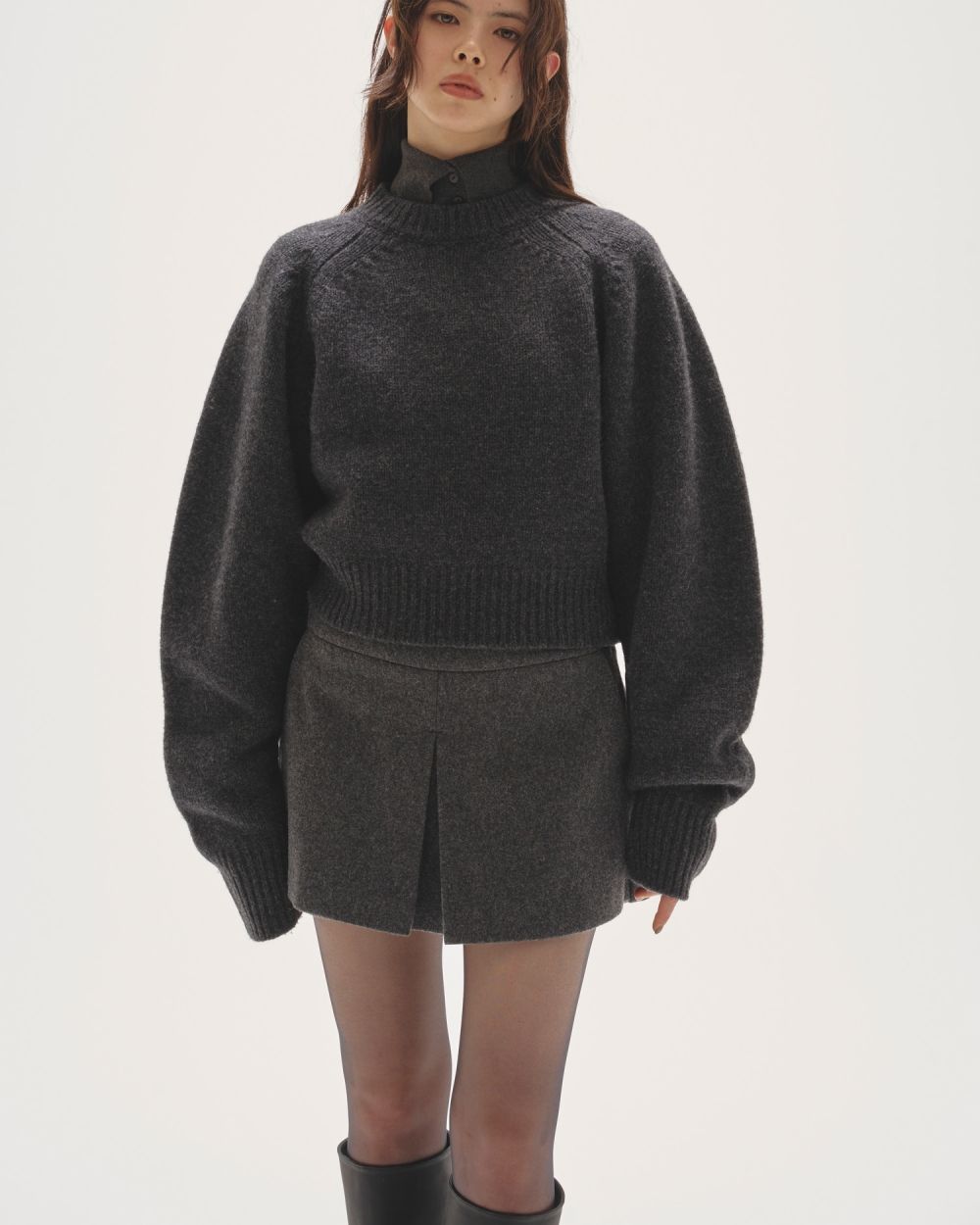 Front Botton Knit Front Botton Knit,フロントボタンニット,12520535,ニット,フロントボタン,ニットトップ,todayful,トゥデイフル,lifes,吉田怜香,25aw,25winter