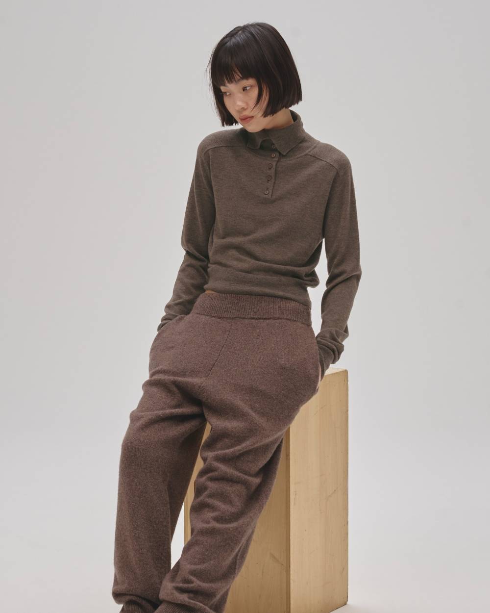 Front Botton Knit Front Botton Knit,フロントボタンニット,12520535,ニット,フロントボタン,ニットトップ,todayful,トゥデイフル,lifes,吉田怜香,25aw,25winter