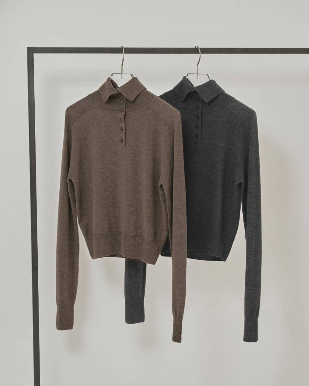 Front Botton Knit Front Botton Knit,フロントボタンニット,12520535,ニット,フロントボタン,ニットトップ,todayful,トゥデイフル,lifes,吉田怜香,25aw,25winter