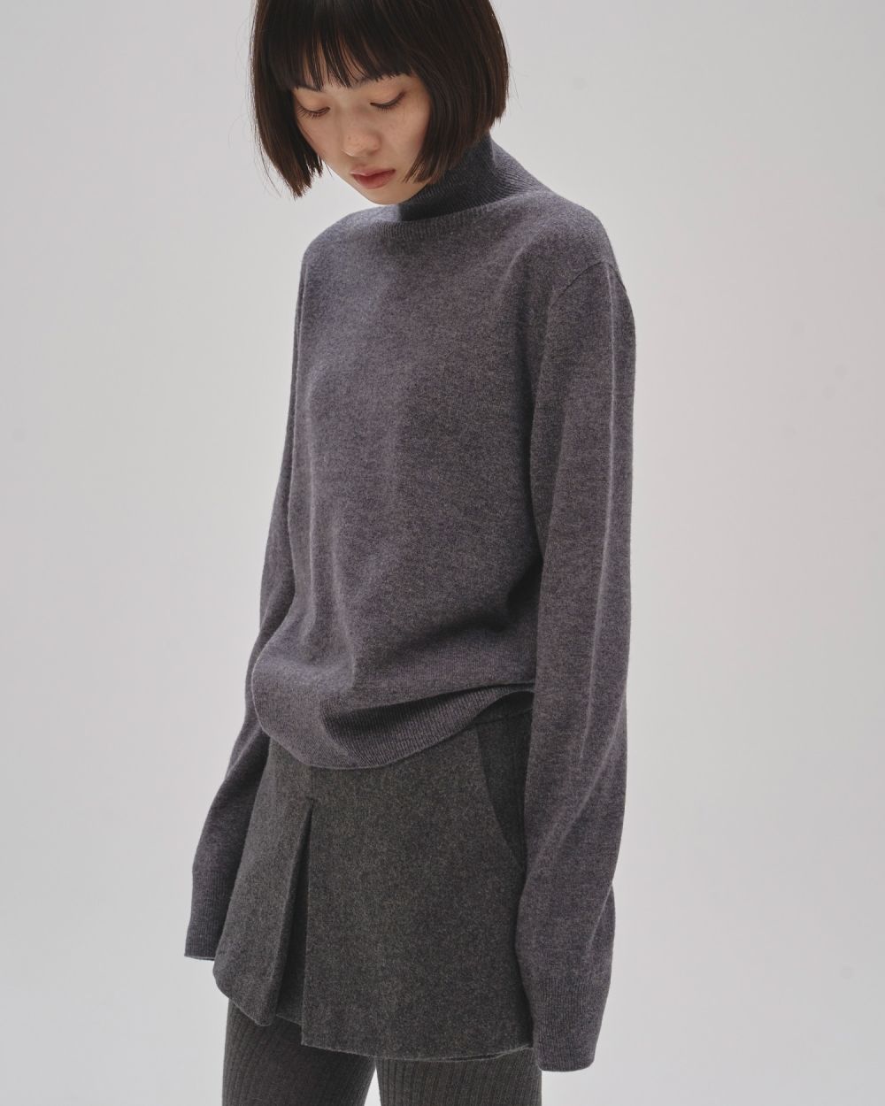 Wool Cashmere Turtle Knit Wool Cashmere Turtle Knit,ウールカシミアタートルニット,12520537,ニット,カシミアニット,ウールカシミア,カシミア,タートルニット,タートル,ニットトップ,todayful,トゥデイフル,lifes,吉田怜香,25aw,25winter