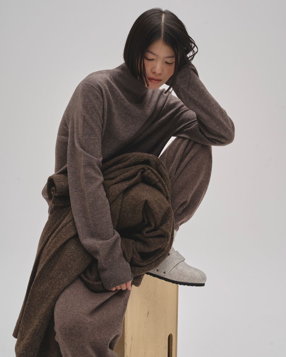 Wool Cashmere Turtle Knit Wool Cashmere Turtle Knit,ウールカシミアタートルニット,12520537,ニット,カシミアニット,ウールカシミア,カシミア,タートルニット,タートル,ニットトップ,todayful,トゥデイフル,lifes,吉田怜香,25aw,25winter