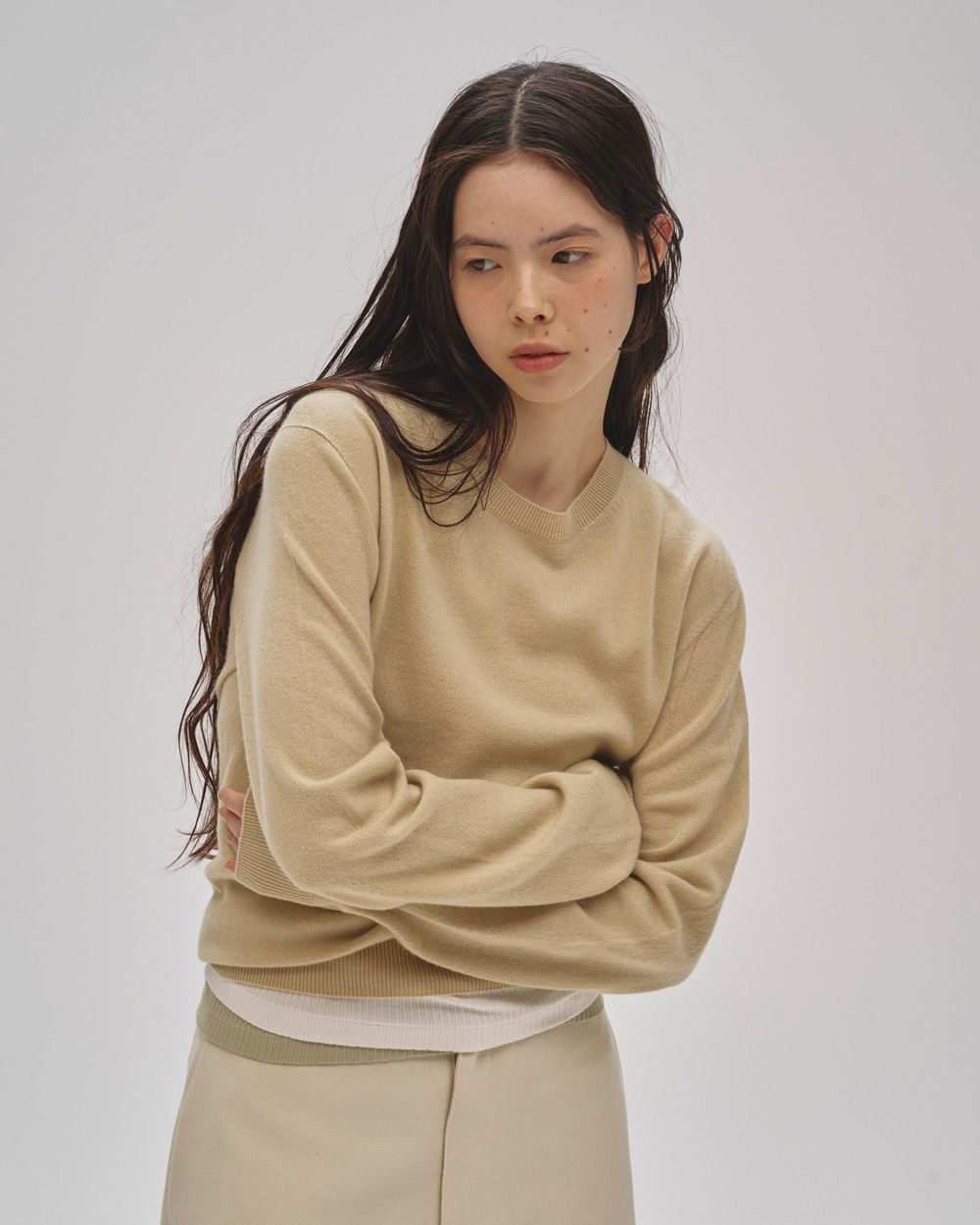 Wool Cashmere Seamless Knit Wool Cashmere Seamless Knit,ウールカシミヤシームレスニット,12520538,シームレスニット,カシミヤセーター,カシミヤニット,ウールニット,ウールセーター,ニットトップ,todayful,トゥデイフル,lifes,ライフズ,25winter,吉田怜香