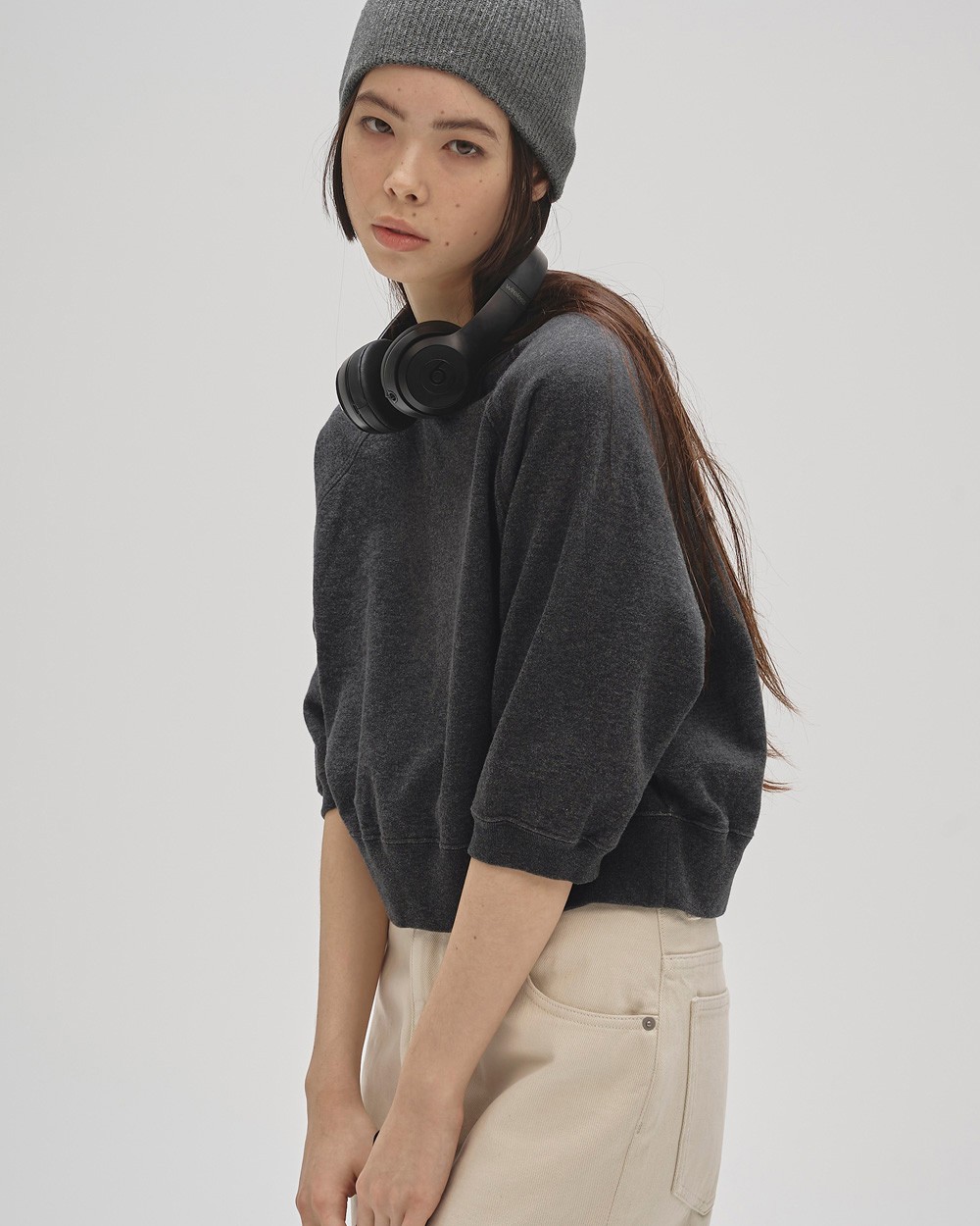 Halfsleeve Sweat Pullover Halfsleeve Sweat Pullover,ハーフスリーブスェットプルオーバー,12520607,スェットプルオーバー,スェット,プルオーバー,半袖スウェット,半袖プルオーバー,トップス,半袖トップ,todayful,トゥデイフル,lifes,ライフズ,25aw,吉田怜香