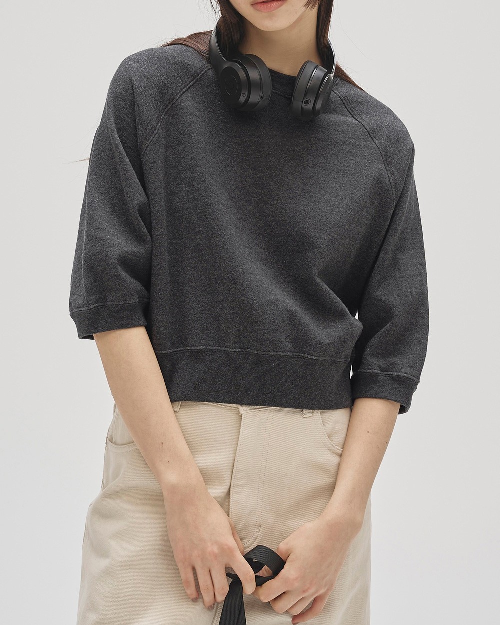 Halfsleeve Sweat Pullover Halfsleeve Sweat Pullover,ハーフスリーブスェットプルオーバー,12520607,スェットプルオーバー,スェット,プルオーバー,半袖スウェット,半袖プルオーバー,トップス,半袖トップ,todayful,トゥデイフル,lifes,ライフズ,25aw,吉田怜香