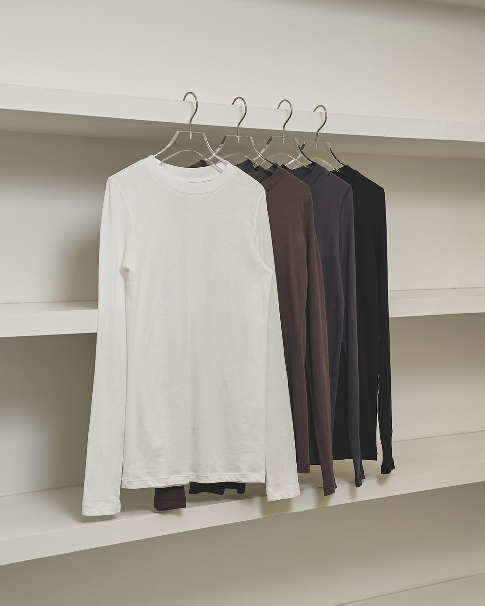 Highgauge Long T-shirts Highgauge Long T-shirts,ハイゲージロングティーシャツ,12520614,ハイゲージTシャツ,ロンT,ロングスリーブTシャツ,カットソー,無地T,Tシャツ,todayful,トゥデイフル,lifes,ライフズ,25aw,吉田怜香