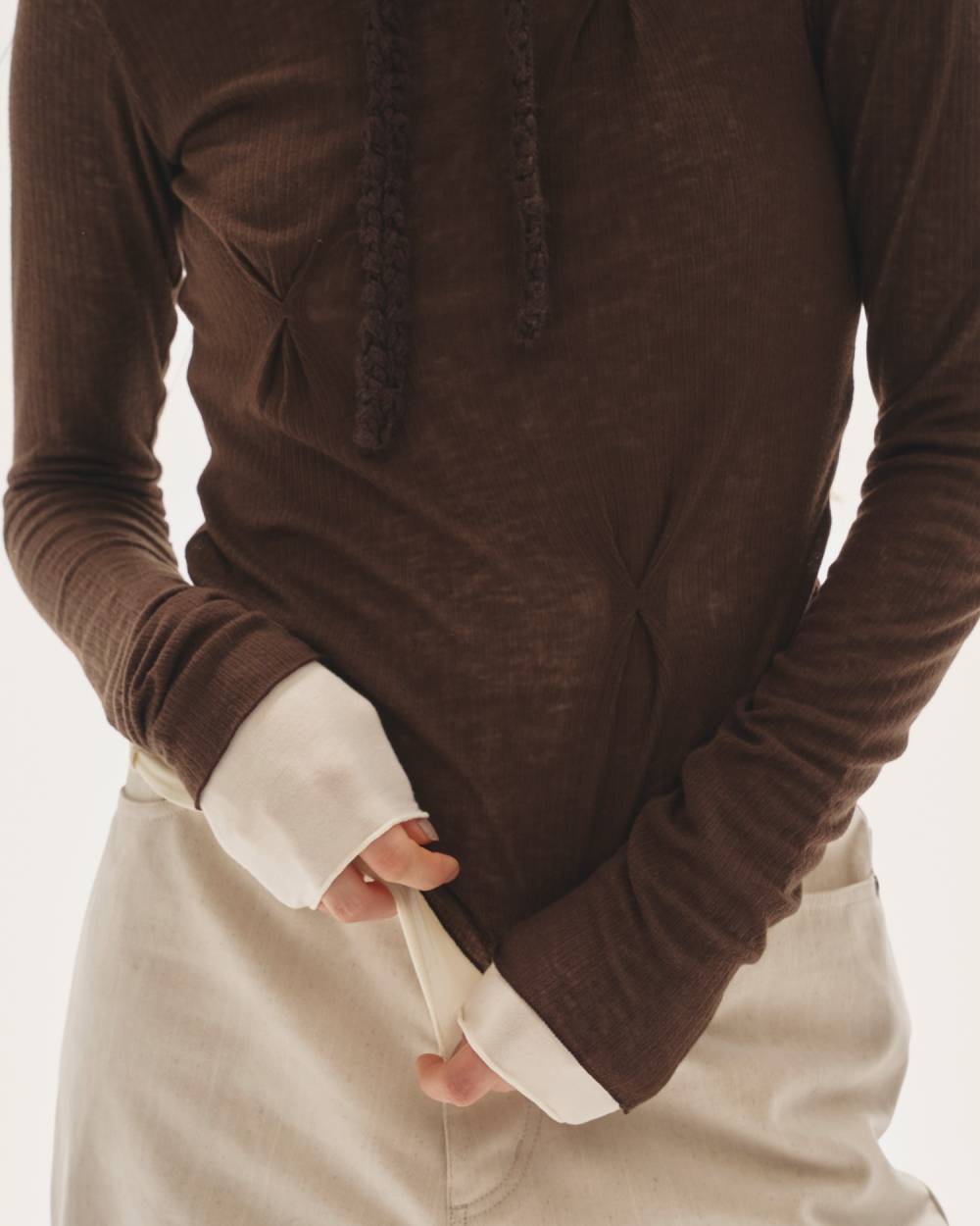 Tuck Layered Long T-shirts Tuck Layered Long T-shirts,タックレイヤードロングTシャツ,12520615,カットソー,ロンT,タックレイヤード,レイヤードトップ,todayful,トゥデイフル,lifes,吉田怜