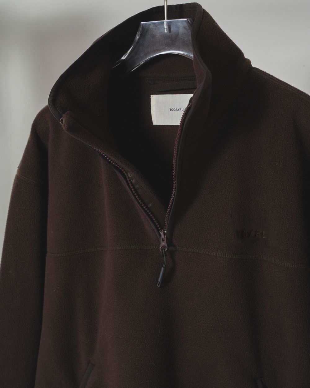 Halfzip Fleece Pullover Halfzip Fleece Pullover,ハーフジップフリースプルオーバー,12520617,カットソー,フリース,ハーフジップ,プルオーバー,フリーストップ,フリースプルオーバー,todayful,トゥデイフル,lifes,吉田怜香,25aw,25winter