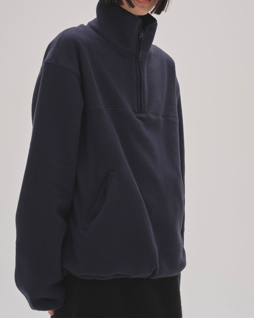 Halfzip Fleece Pullover Halfzip Fleece Pullover,ハーフジップフリースプルオーバー,12520617,カットソー,フリース,ハーフジップ,プルオーバー,フリーストップ,フリースプルオーバー,todayful,トゥデイフル,lifes,吉田怜香,25aw,25winter