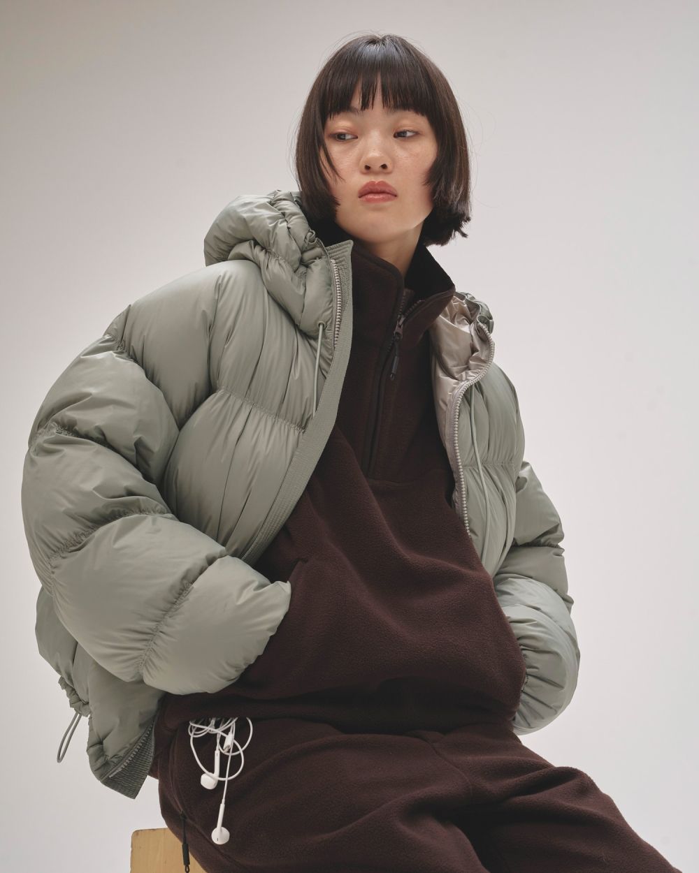 Halfzip Fleece Pullover Halfzip Fleece Pullover,ハーフジップフリースプルオーバー,12520617,カットソー,フリース,ハーフジップ,プルオーバー,フリーストップ,フリースプルオーバー,todayful,トゥデイフル,lifes,吉田怜香,25aw,25winter