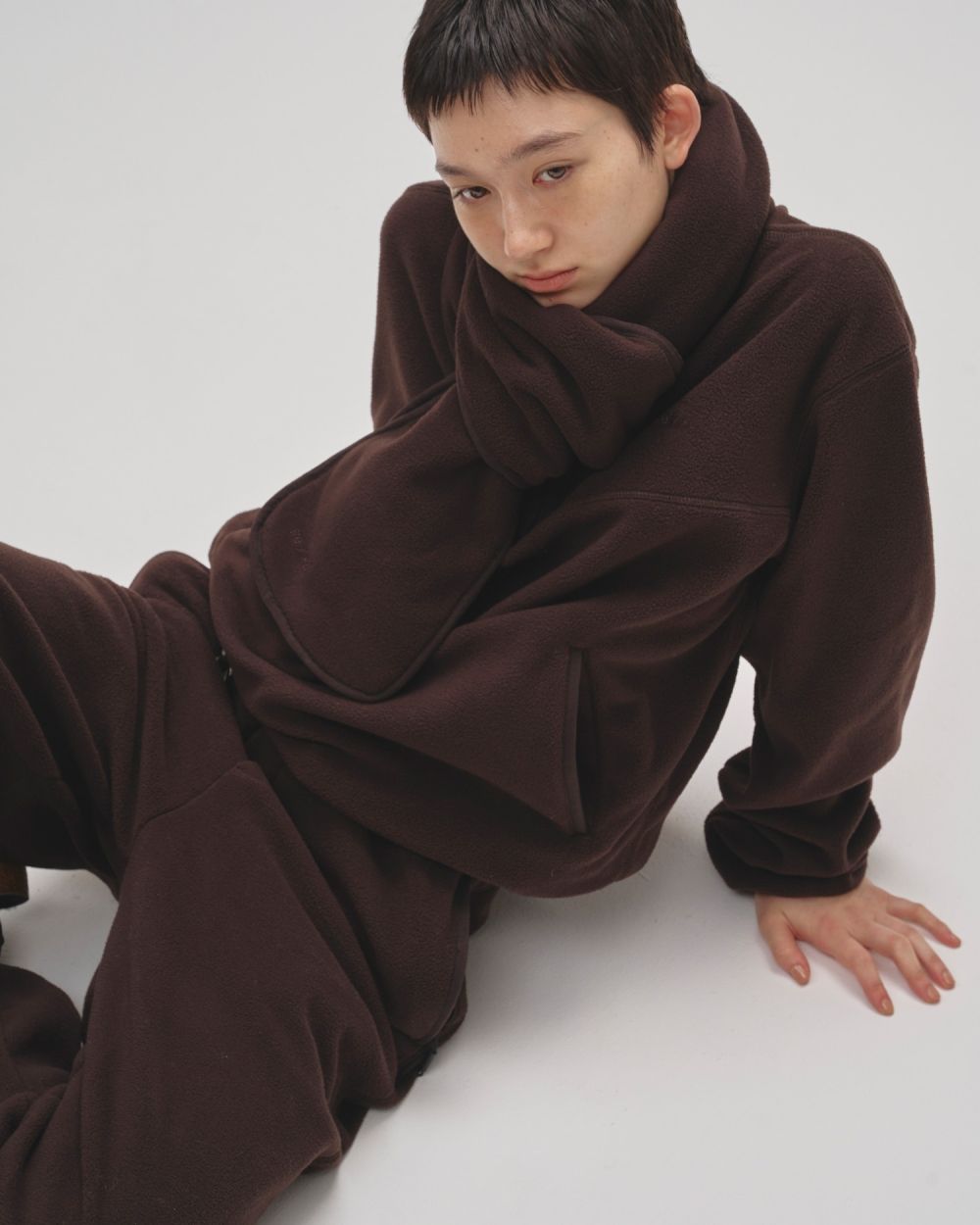 Halfzip Fleece Pullover Halfzip Fleece Pullover,ハーフジップフリースプルオーバー,12520617,カットソー,フリース,ハーフジップ,プルオーバー,フリーストップ,フリースプルオーバー,todayful,トゥデイフル,lifes,吉田怜香,25aw,25winter