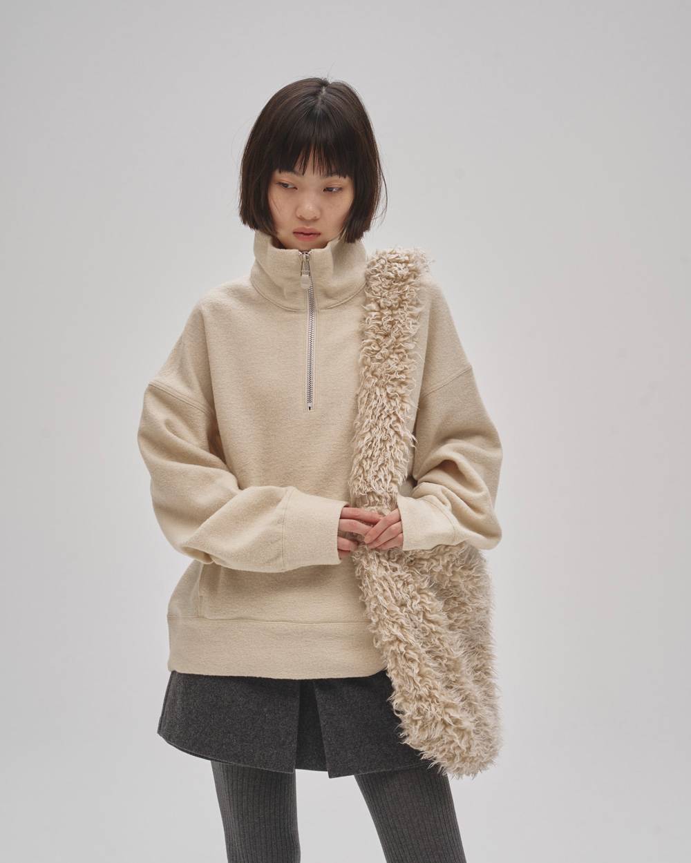 Wool Jersey Pullover Wool Jersey Pullover,ウールジャージープルオーバー,12520619,ウール,ジャージー,プルオーバー,ウールプルオーバー,トップス,ジャージートップ,todayful,トゥデイフル,lifes,ライフズ,25aw,吉田怜香