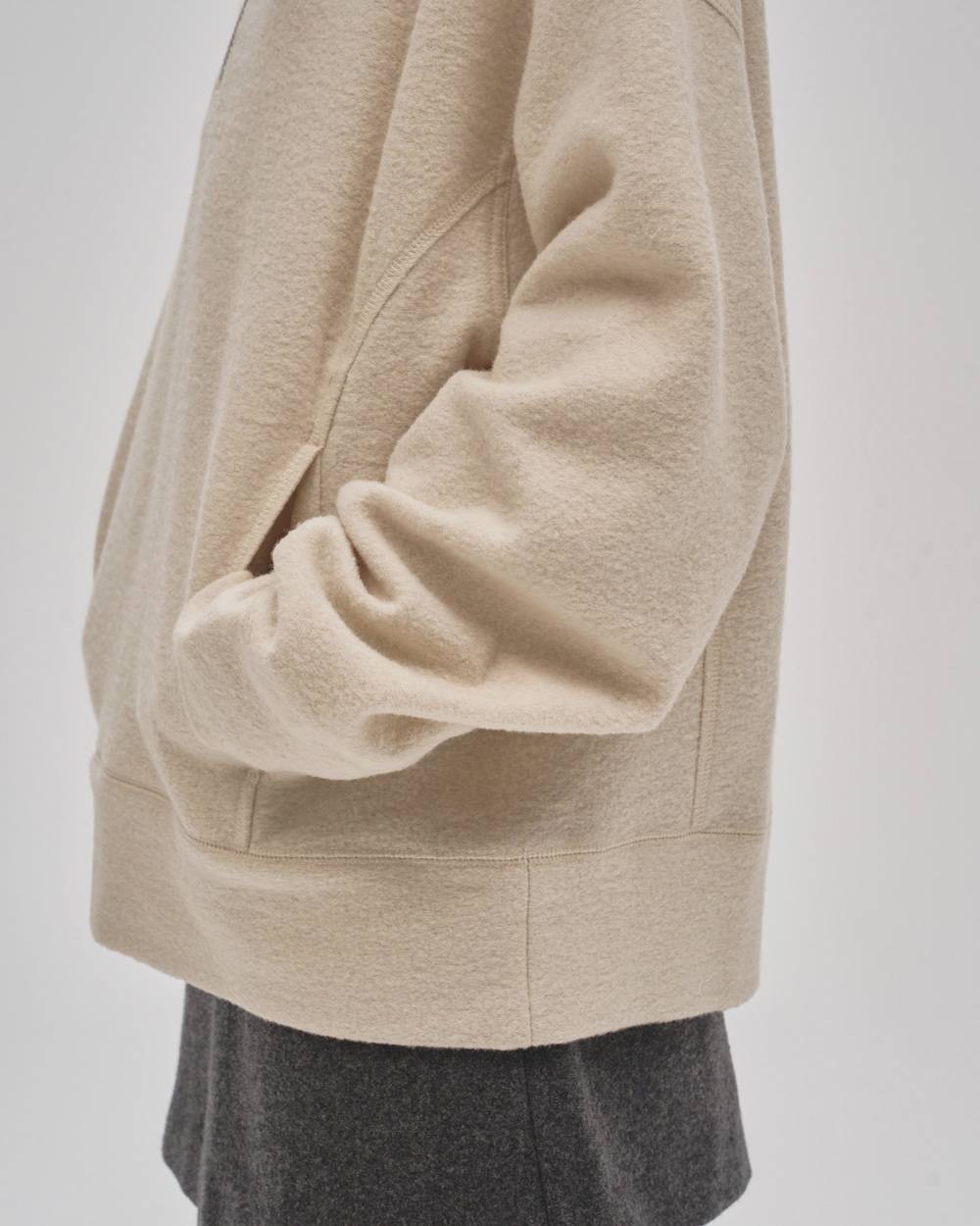 Wool Jersey Pullover Wool Jersey Pullover,ウールジャージープルオーバー,12520619,ウール,ジャージー,プルオーバー,ウールプルオーバー,トップス,ジャージートップ,todayful,トゥデイフル,lifes,ライフズ,25aw,吉田怜香