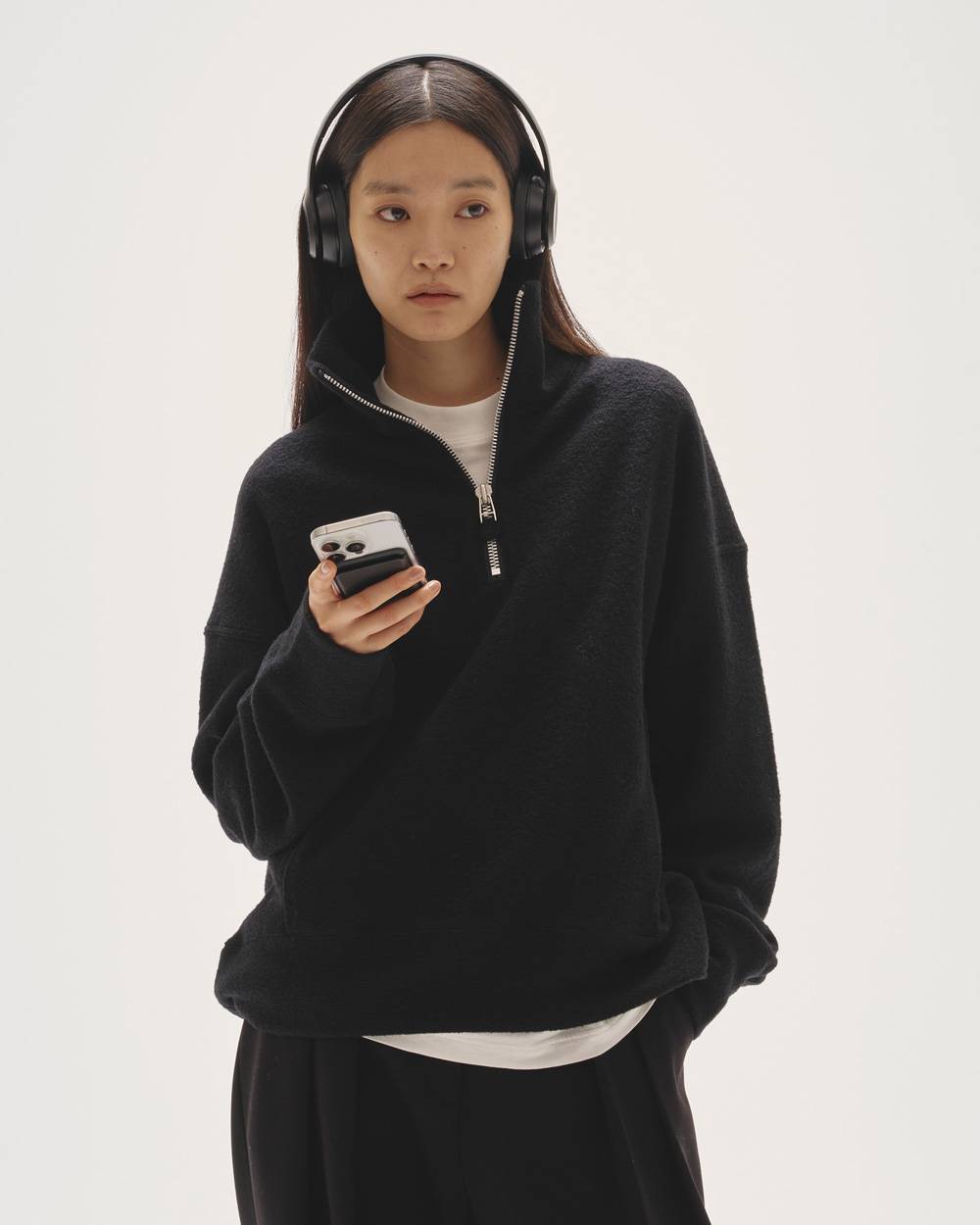 Wool Jersey Pullover Wool Jersey Pullover,ウールジャージープルオーバー,12520619,ウール,ジャージー,プルオーバー,ウールプルオーバー,トップス,ジャージートップ,todayful,トゥデイフル,lifes,ライフズ,25aw,吉田怜香