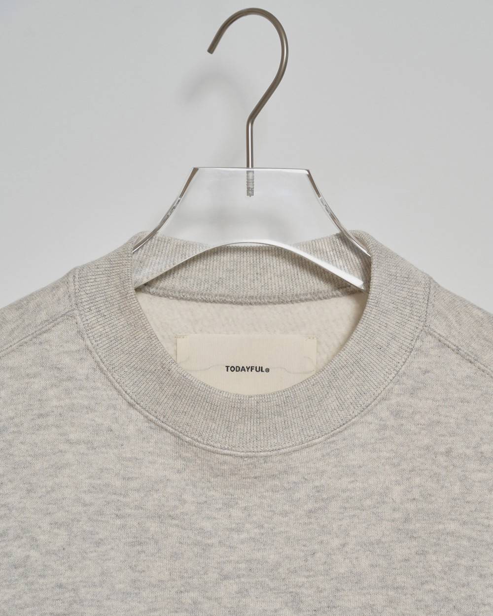 Cotton Brushed Sweat Cotton Brushed Sweat,コットンブラッシュドスウェット,12520621,カットソー,スウェット,ブラッシュド,コットン,スウェットトップ,プルオーバー,todayful,トゥデイフル,lifes,吉田怜香,25aw,25winter