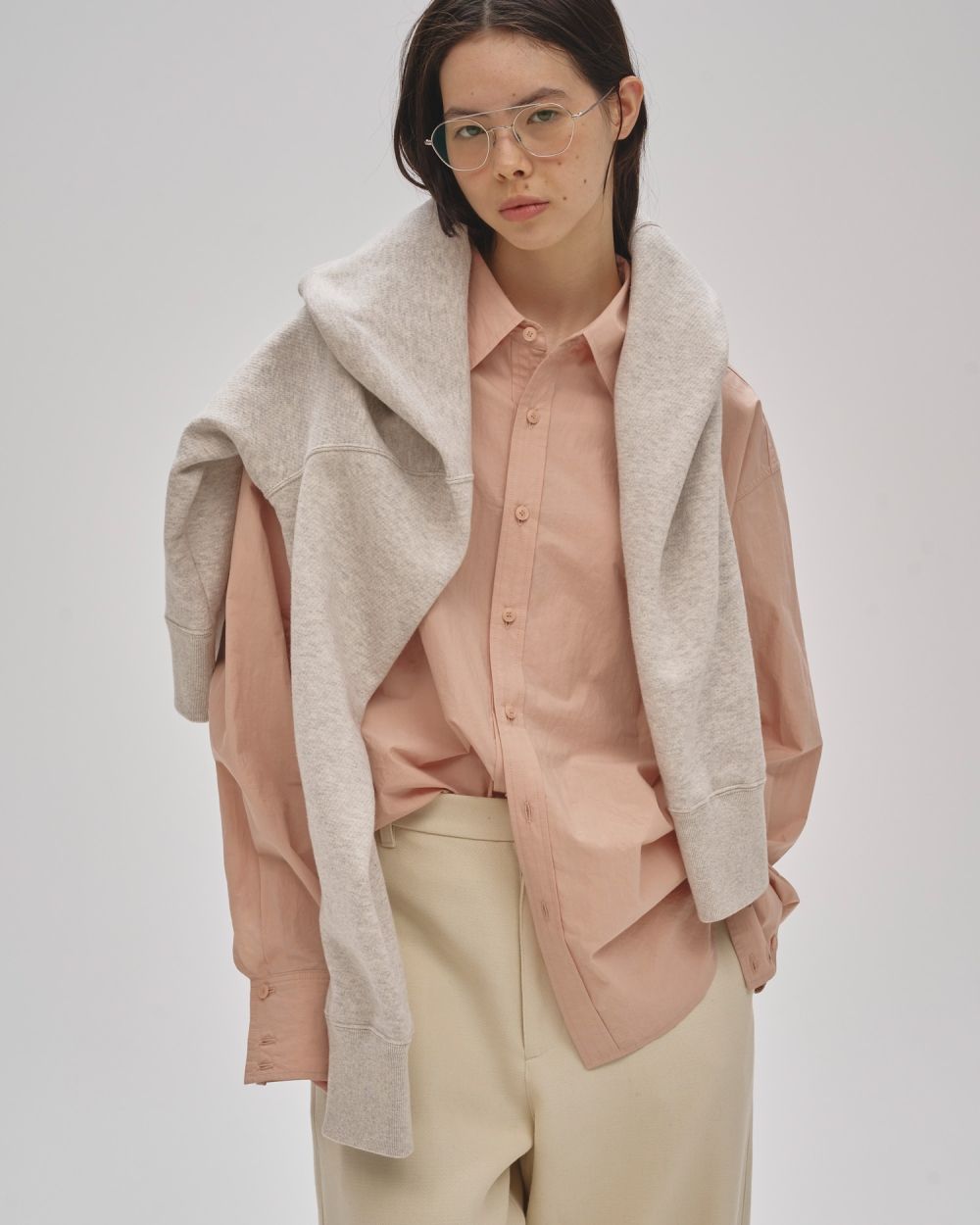 Cotton Brushed Sweat Cotton Brushed Sweat,コットンブラッシュドスウェット,12520621,カットソー,スウェット,ブラッシュド,コットン,スウェットトップ,プルオーバー,todayful,トゥデイフル,lifes,吉田怜香,25aw,25winter