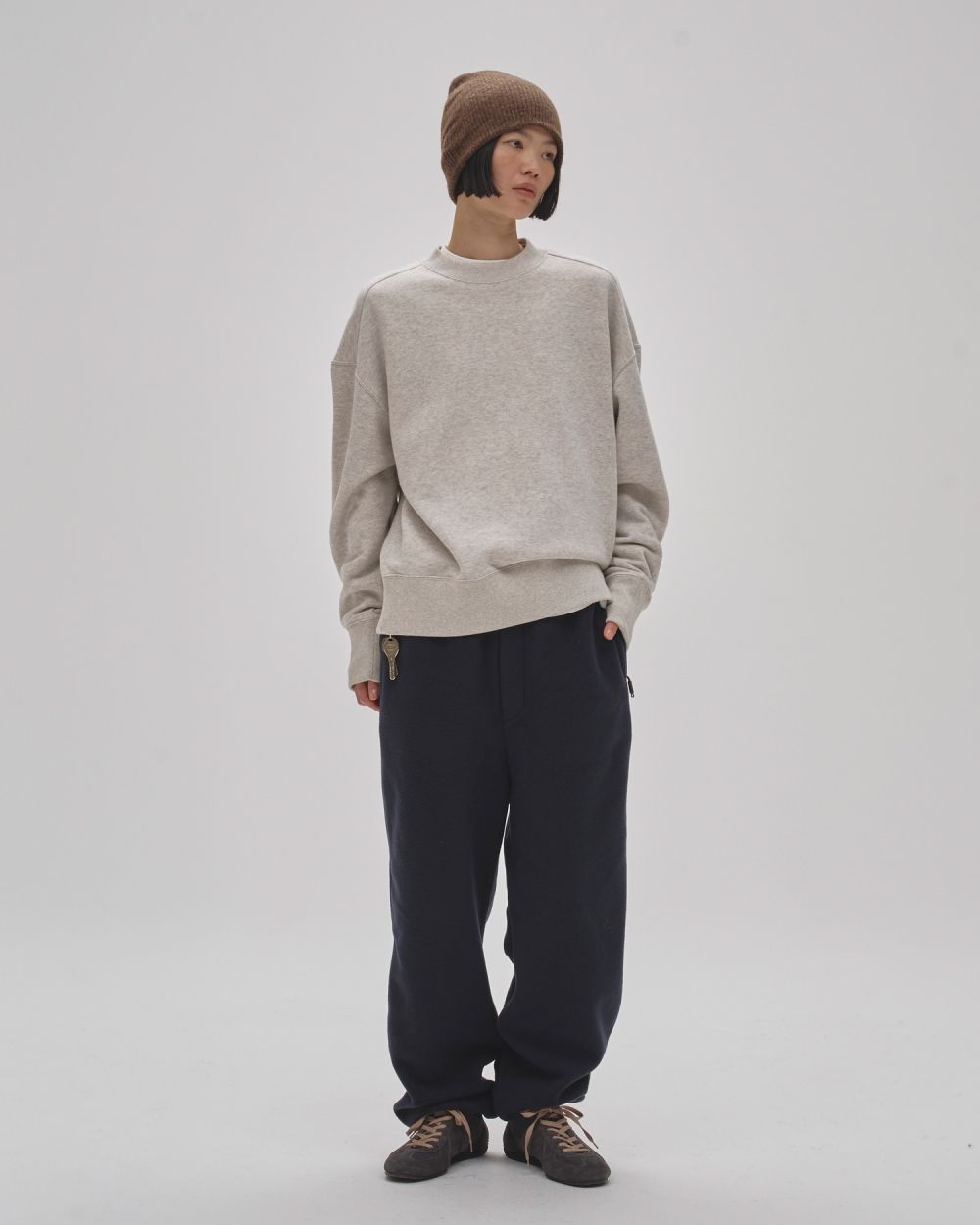 Cotton Brushed Sweat Cotton Brushed Sweat,コットンブラッシュドスウェット,12520621,カットソー,スウェット,ブラッシュド,コットン,スウェットトップ,プルオーバー,todayful,トゥデイフル,lifes,吉田怜香,25aw,25winter