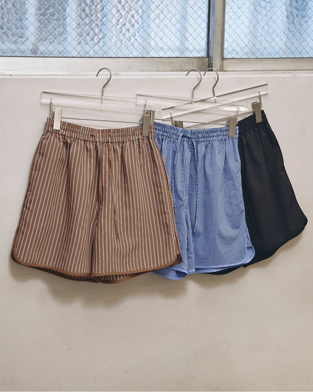 Stripe Half Pants Stripe Half Pants,ストライプハーフパンツ,12520701,パンツ,ボトムス,ショートパンツ,ストライプパンツ,ストライプショートパンツ,イージーパンツ,ラフパンツ,ハーフパンツ,todayful,トゥデイフル,lifes,ライフズ,25aw,吉田怜香