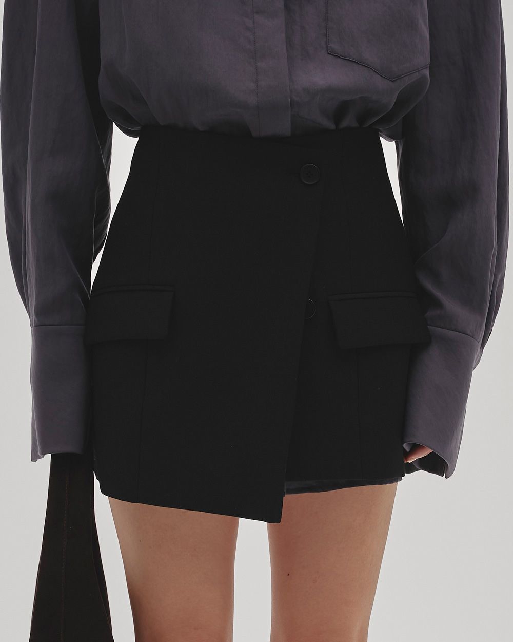 Layered Twill Trousers Layered Twill Trousers,レイヤードツイルトラウザーズ,12520714,パンツ,ボトムス,トラウザーズ,レイヤードパンツ,ラップスカートパンツ,セットパンツ,2wayパンツ,2wayボトムス,2wayトラウザーズ,todayful,トゥデイフル,lifes,ライフズ,25aw,吉田怜香