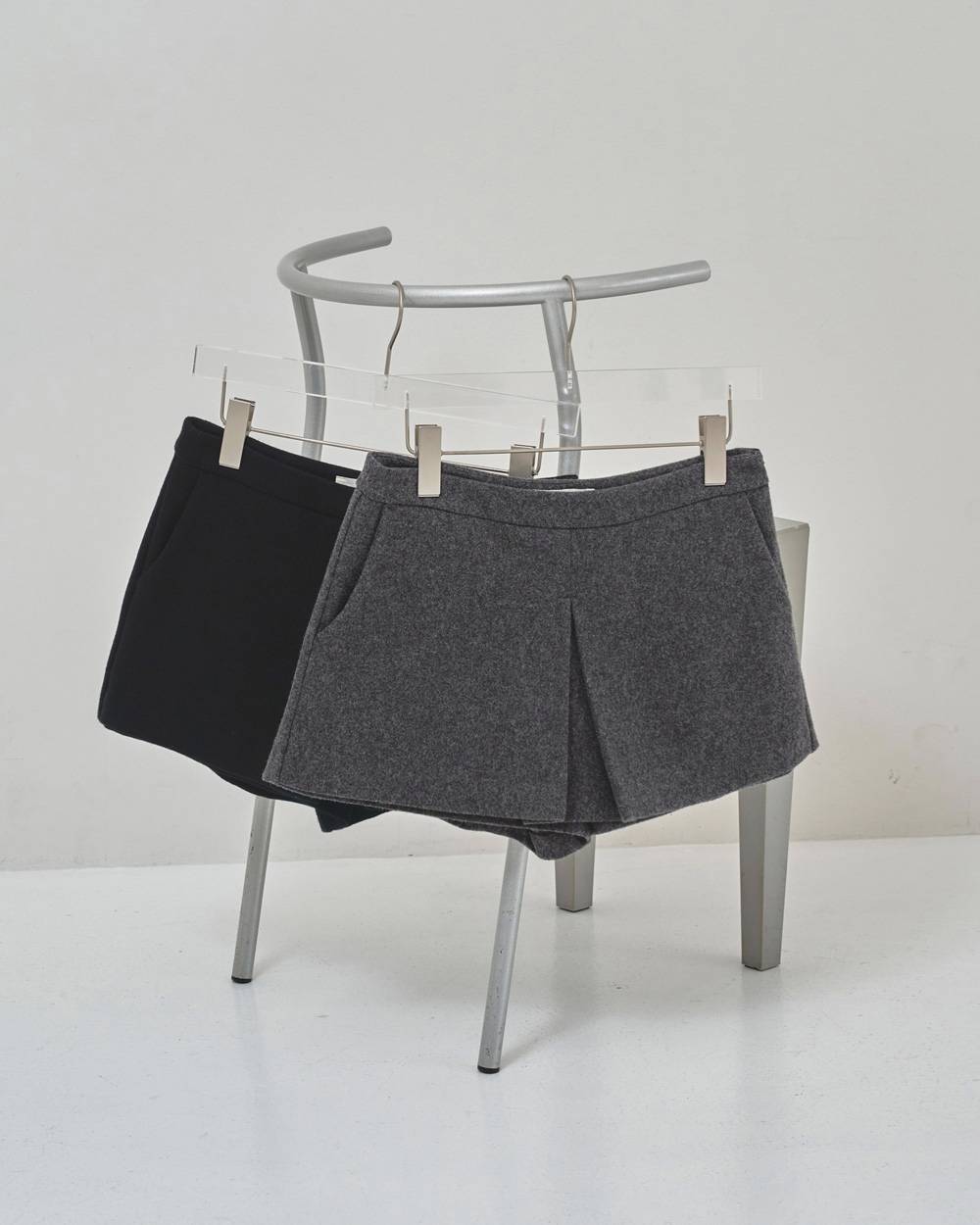 Box Wool Shortpants Box Wool Shortpants,ボックスウールショートパンツ,12520725,パンツ,ボトムス,ショートパンツ,ウールパンツ,todayful,トゥデイフル,lifes,ライフズ,25aw,吉田怜香