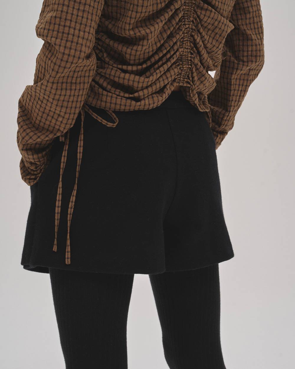 Box Wool Shortpants Box Wool Shortpants,ボックスウールショートパンツ,12520725,パンツ,ボトムス,ショートパンツ,ウールパンツ,todayful,トゥデイフル,lifes,ライフズ,25aw,吉田怜香