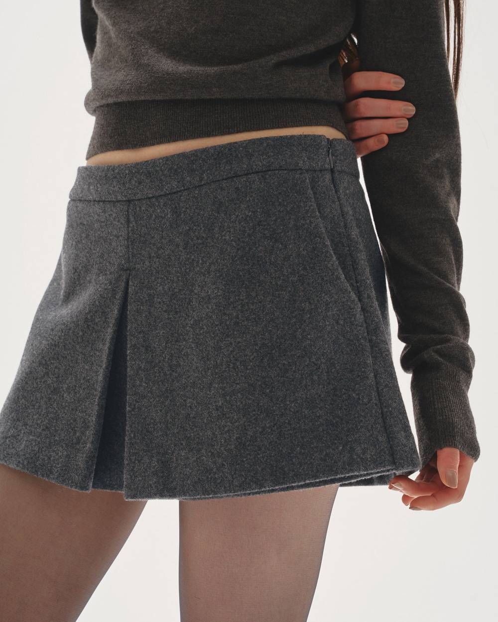 Box Wool Shortpants Box Wool Shortpants,ボックスウールショートパンツ,12520725,パンツ,ボトムス,ショートパンツ,ウールパンツ,todayful,トゥデイフル,lifes,ライフズ,25aw,吉田怜香