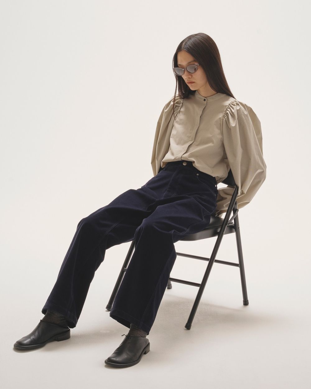 Flocky Highwaist Pants Flocky Highwaist Pants,フロッキーハイウエストパンツ,12520726,パンツ,ボトムス,トラウザーズ,ハイウエストパンツ,フロッキーパンツ,フロッキー,todayful,トゥデイフル,lifes,吉田怜香,25aw,25winter