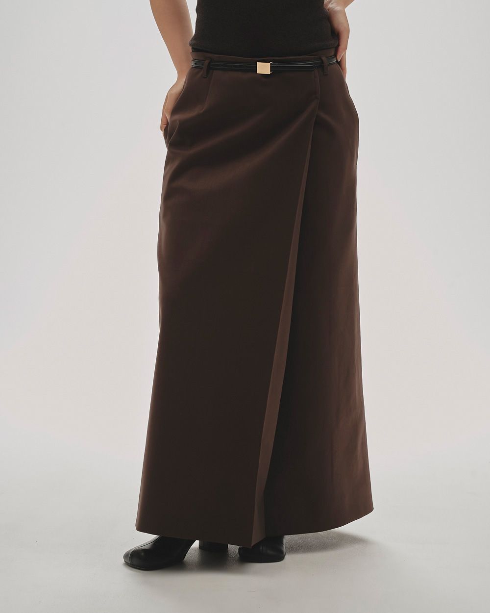 Twill Wrap Skirt Twill Wrap Skirt,ツイルラップスカート,12520802,スカート,ボトムス,ロングスカート,ラップスカート,ツイルスカート,todayful,トゥデイフル,lifes,ライフズ,25aw,吉田怜香