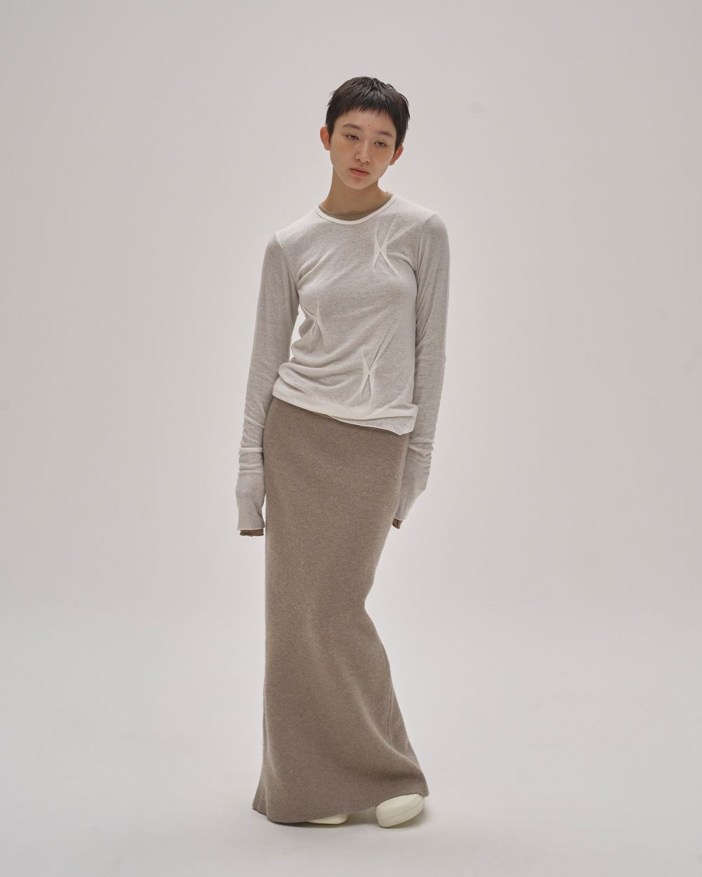 Puffy Knit Skirt Puffy Knit Skirt,パフニットスカート,12520807,スカート,ニット,ニットスカート,パフ,todayful,トゥデイフル,lifes,吉田怜香,25aw,25winter