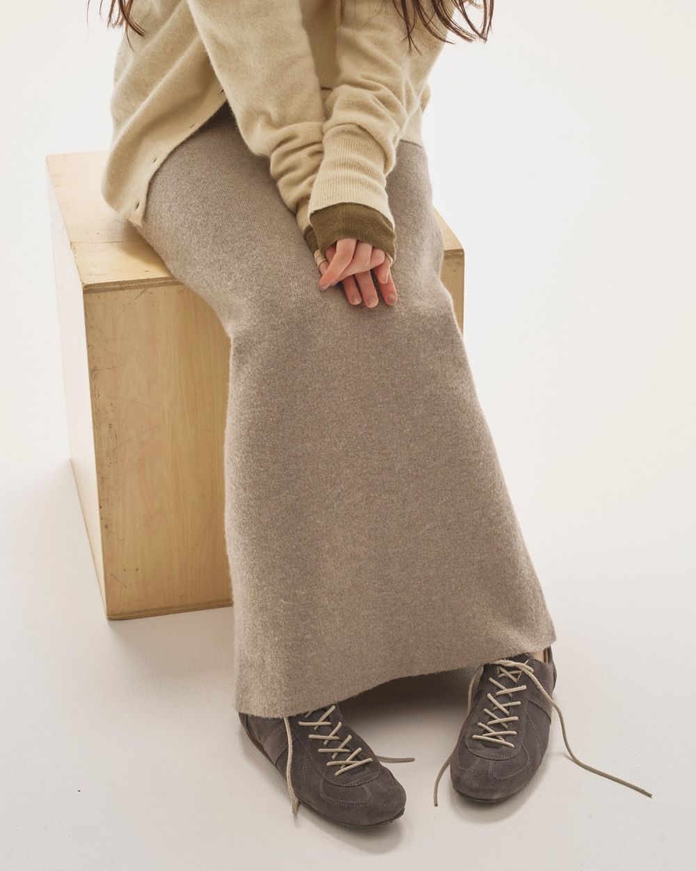 Puffy Knit Skirt Puffy Knit Skirt,パフニットスカート,12520807,スカート,ニット,ニットスカート,パフ,todayful,トゥデイフル,lifes,吉田怜香,25aw,25winter