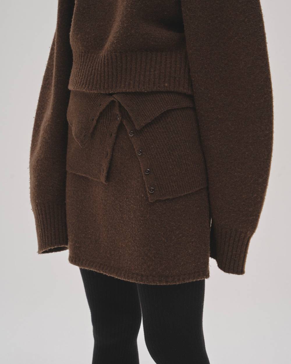 Layered Knit Skirt Layered Knit Skirt,レイヤードニットスカート,12520808,スカート,ニット,ニットスカート,レイヤードスカート,todayful,トゥデイフル,lifes,吉田怜香,25aw,25winter