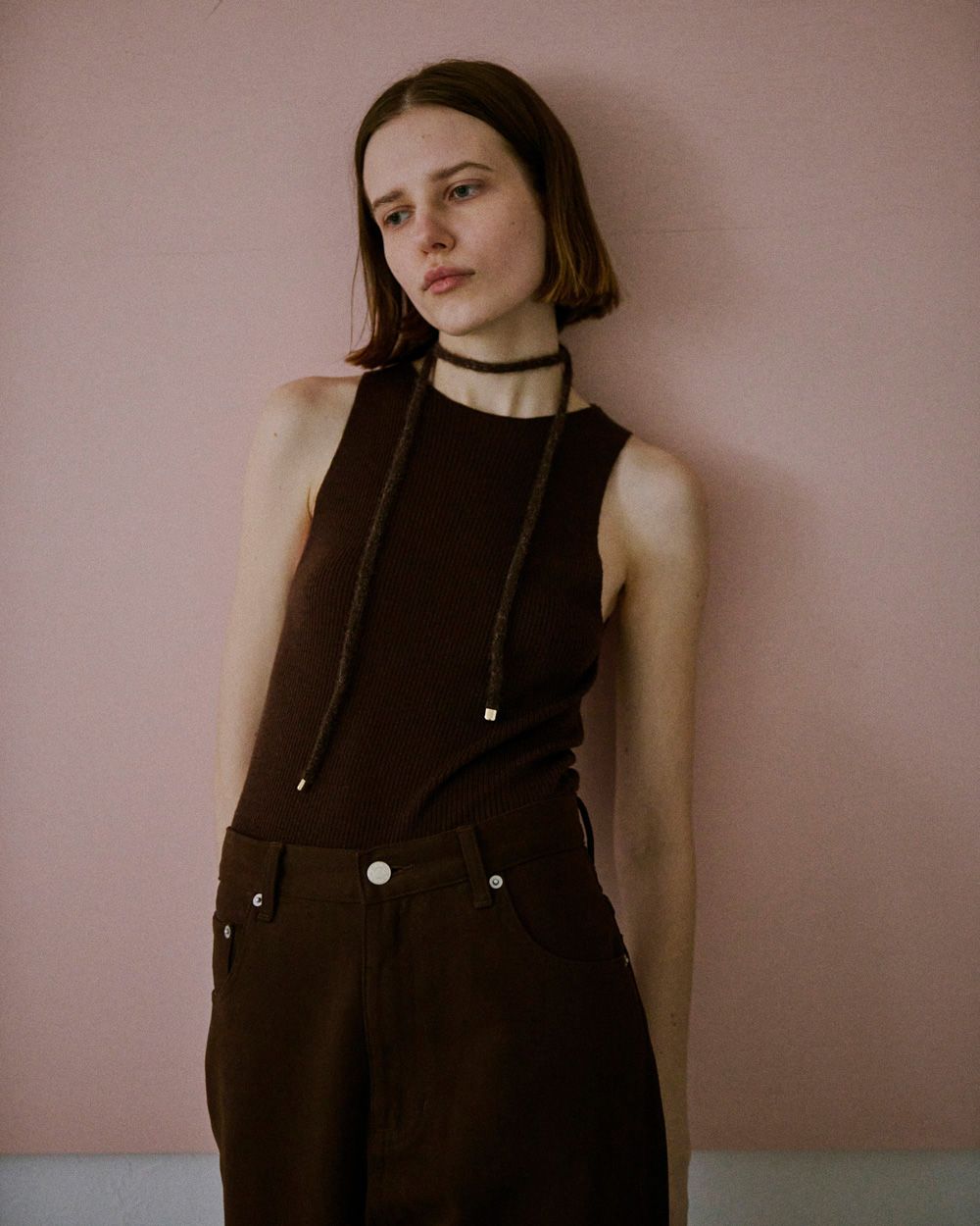 Knit Ribbon Choker Knit Ribbon Choker,ニットリボンチョーカー,12520905,チョーカー,ニットチョーカー,リボンチョーカー,ネックレス,アクセサリー,todayful,トゥデイフル,lifes,ライフズ,25aw,吉田怜香