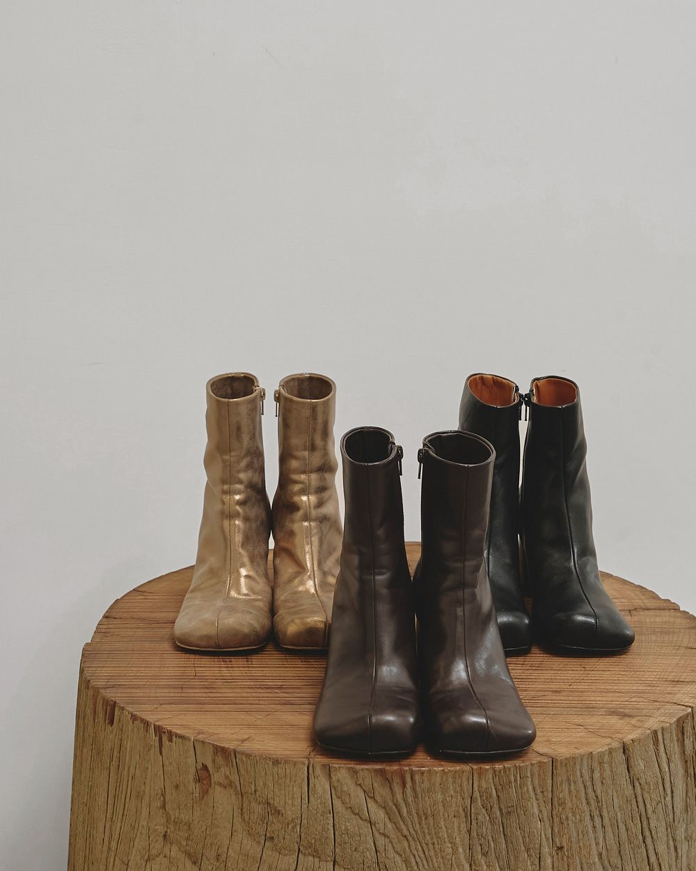 Square Short Boots Square Short Boots,スクエアショートブーツ,12521006,ショートブーツ,スクエアブーツ,ブーツ,靴,シューズ,todayful,トゥデイフル,lifes,ライフズ,25aw,吉田怜香