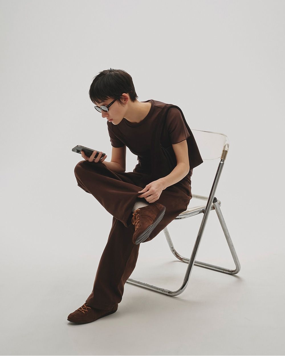 Round Leather Bag Round Leather Bag,ラウンドレザーバッグ,12521015,レザーバッグ,ラウンドバッグ,ショルダーバッグ,バッグ,レザーバッグ,todayful,トゥデイフル,lifes,ライフズ,25aw,吉田怜香