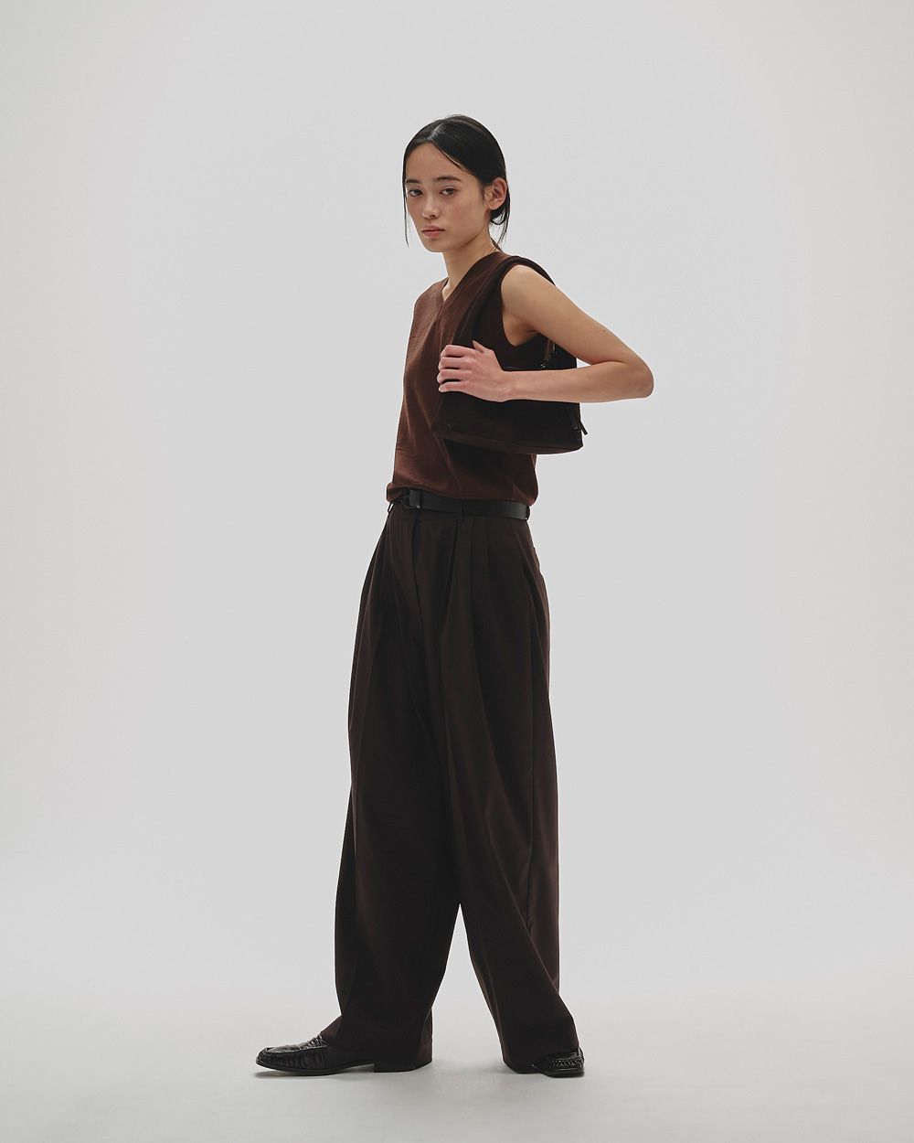 トゥディフル　Round Leather Bag ブラック TODAYFUL(トゥデイフル) / Life's online store（ライフズ