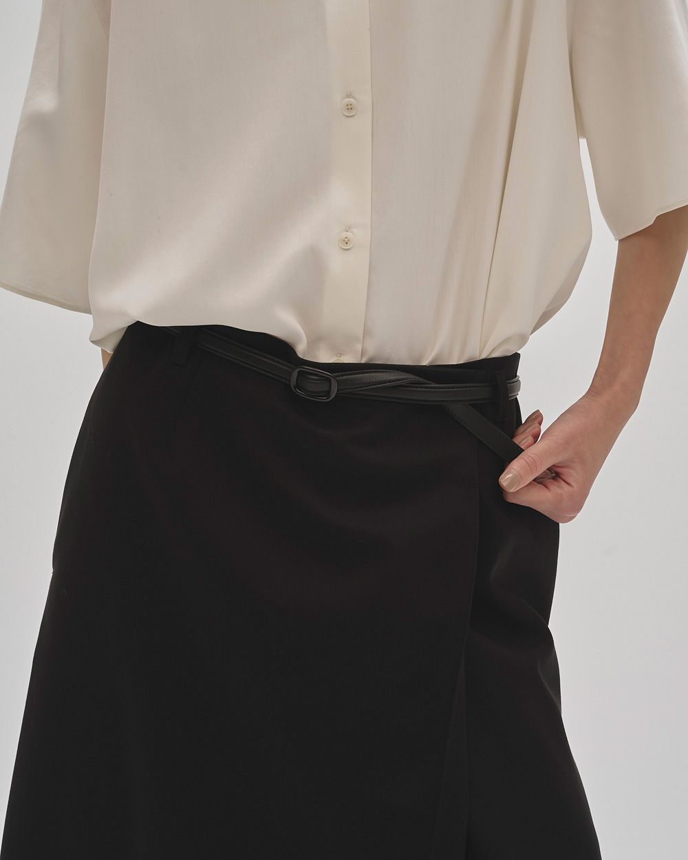 todayful life's ブラック 黒 レザーベルト TODAYFUL(トゥデイフル) / Life's online store（ライフズ