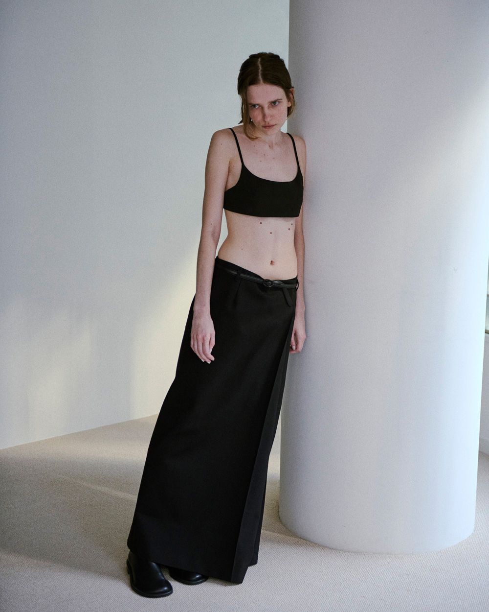 Narrow Leather Belt Narrow Leather Belt,ナローレザーベルト,12521017,レザーベルト,革ベルト,細いベルト,アクセサリー,ユニセックス,todayful,トゥデイフル,lifes,ライフズ,25aw,吉田怜香